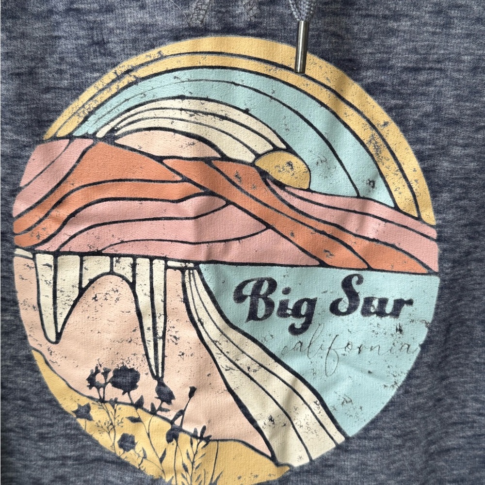 C&C California Long Sleeve Tee - Gray with Multicolor Graphic